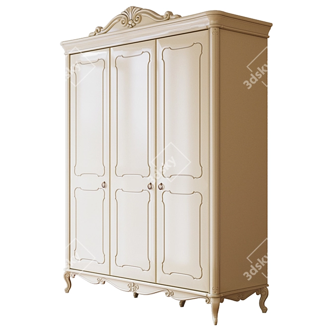Murray Collect. Buczynski Cupboard: Fine Craftsmanship & Elegant Design 3D model image 1