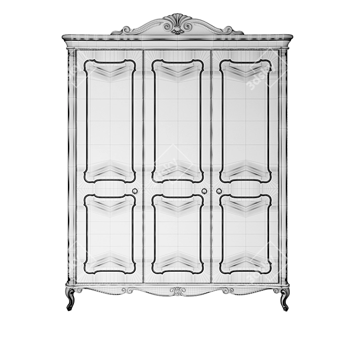 Murray Collect. Buczynski Cupboard: Fine Craftsmanship & Elegant Design 3D model image 3