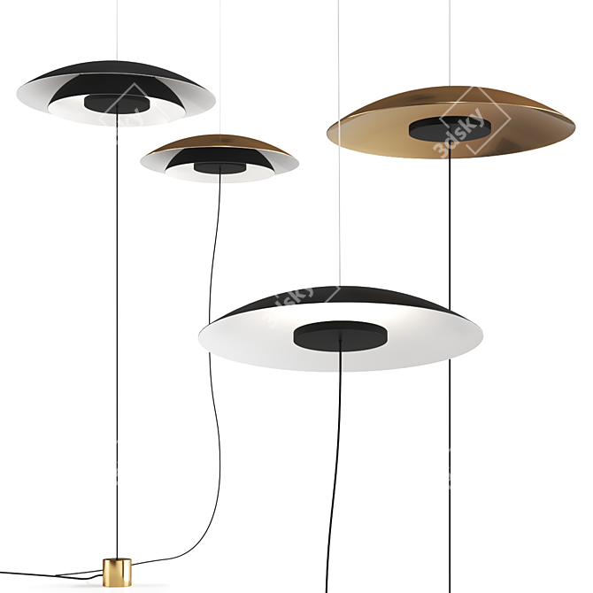 Noway Pendant Lamp 3D model image 1