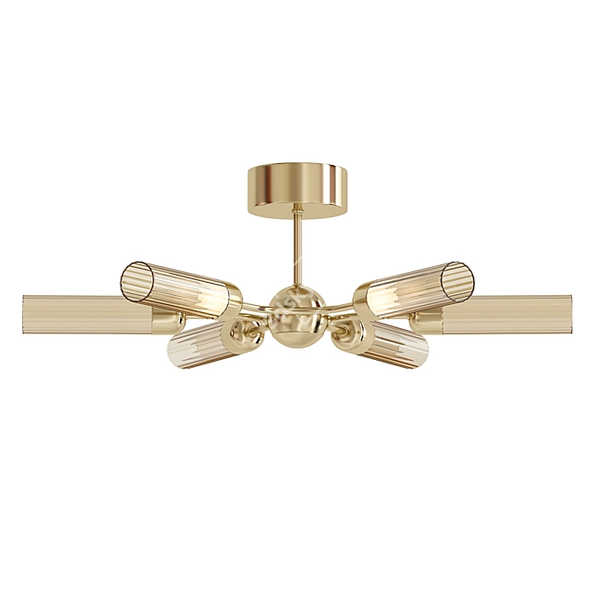 Stylish Verona LED Ceiling Light 3D model image 1