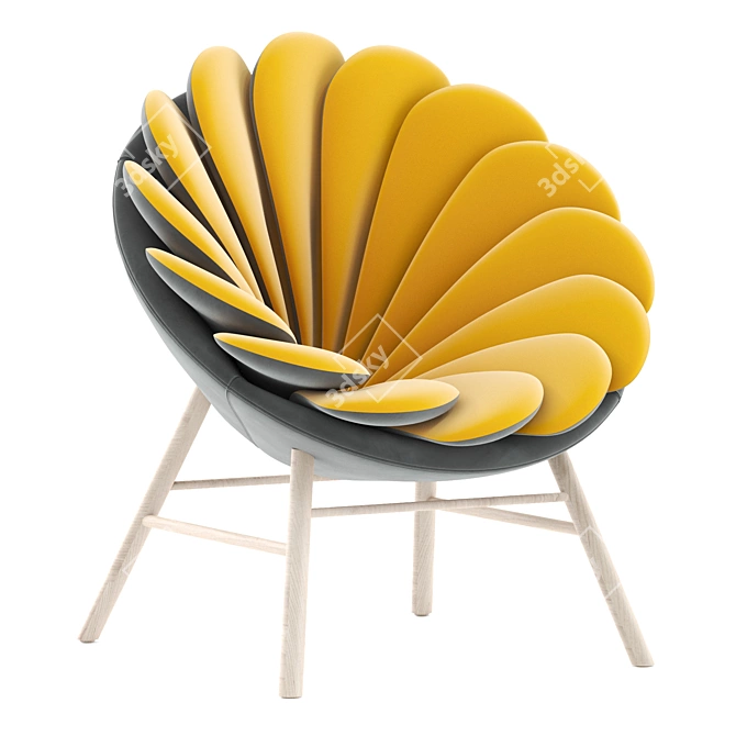 Quetzal: Unique Armchair Design 3D model image 1