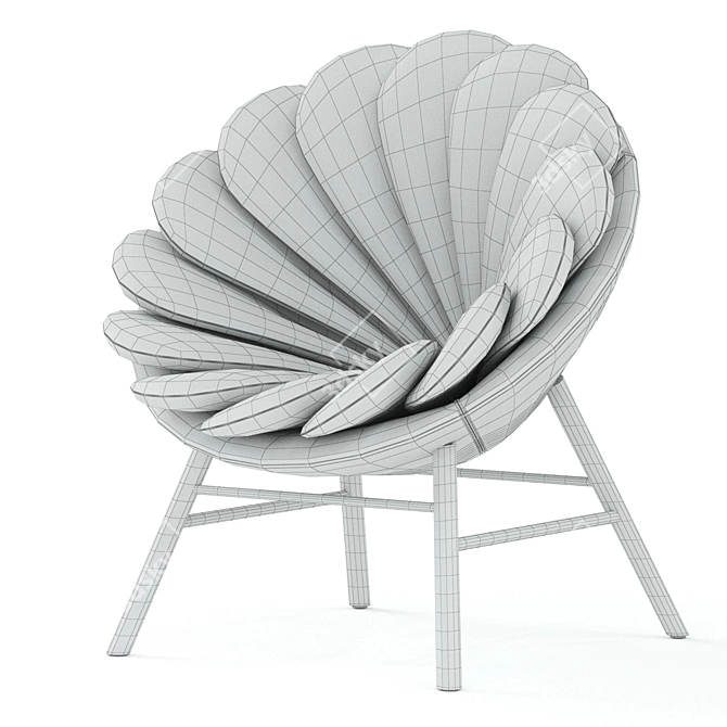 Quetzal: Unique Armchair Design 3D model image 5