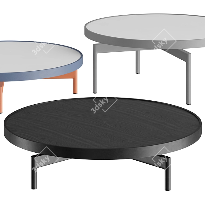 GANDIABLASCO ONDE | Versatile Outdoor and Indoor Table 3D model image 2