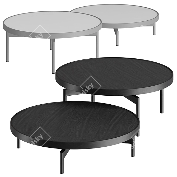 GANDIABLASCO ONDE | Versatile Outdoor and Indoor Table 3D model image 3