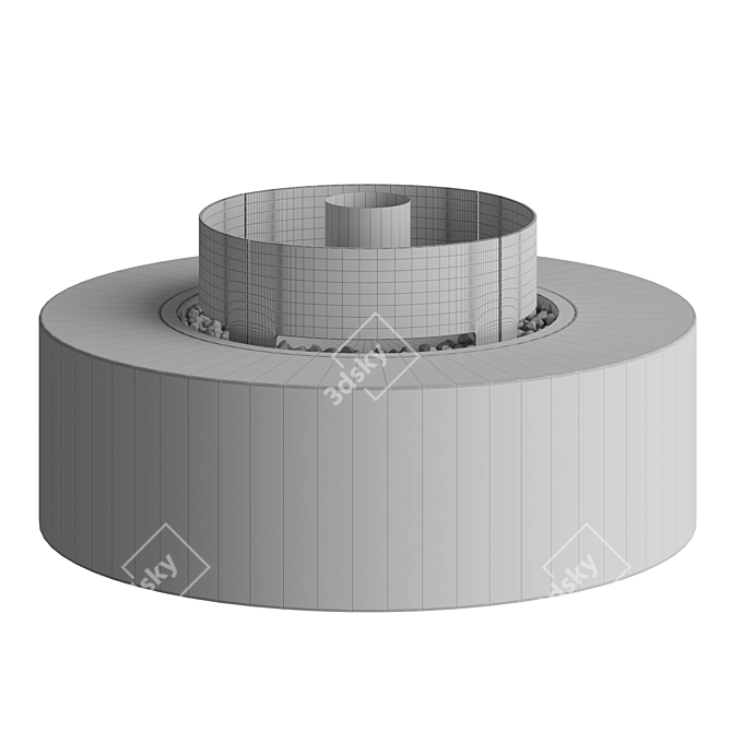EcoSmart Base | Multifunctional Fire Pit Coffee Table 3D model image 6