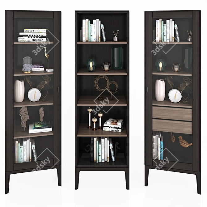 Verona Narrow Shelving
Verona Display Cabinet
Verona Shelving with Shelves 3D model image 1