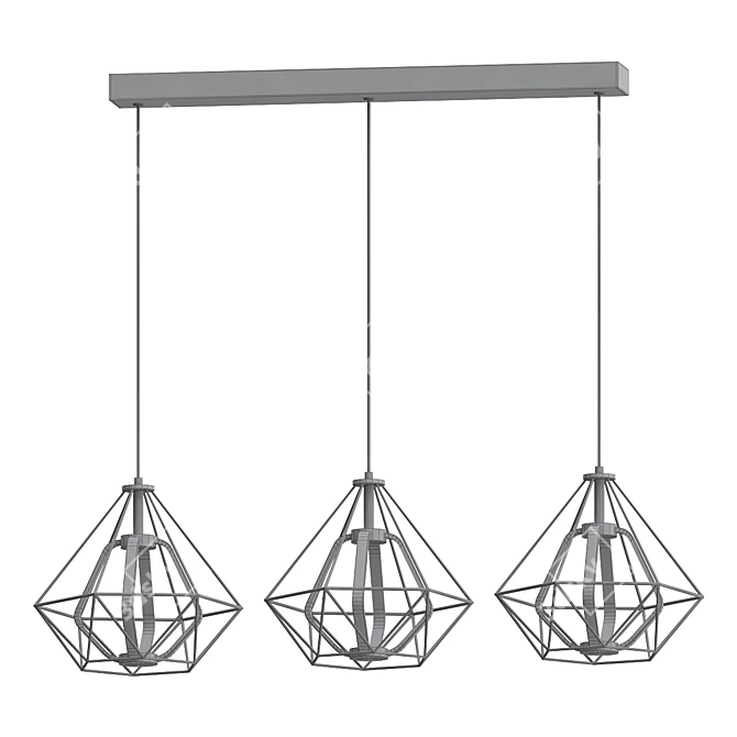 Skyline: Modern Designer Pendant Light 3D model image 2