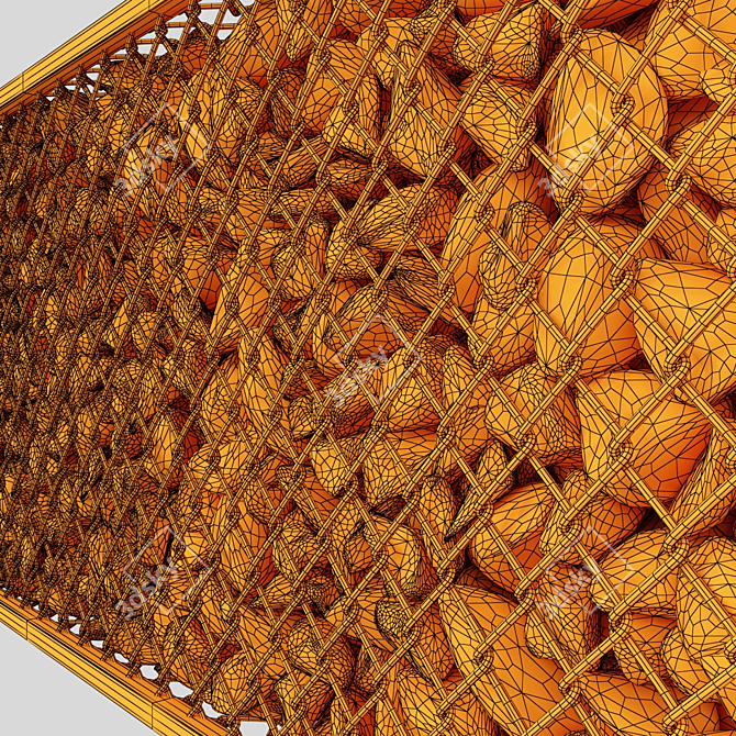 RockStone Gabion Cage: Top Quality, Multiple Textures 3D model image 7