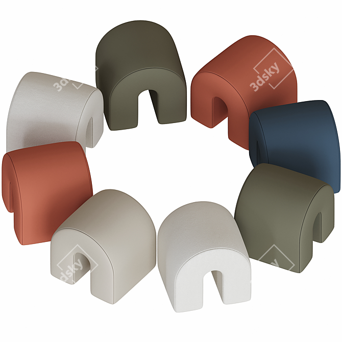 Scandinavian Soft Chair - Wuli Aliexpress 3D model image 4