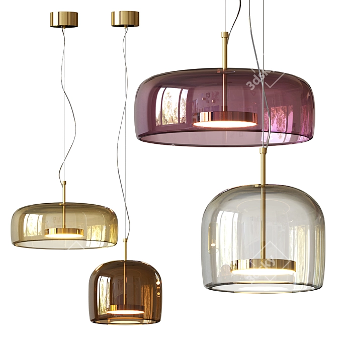 Elegant Vistosi JUBE SP Pendants 3D model image 1