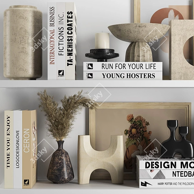 Elegant Decor Set: 3D Max 2015 3D model image 4