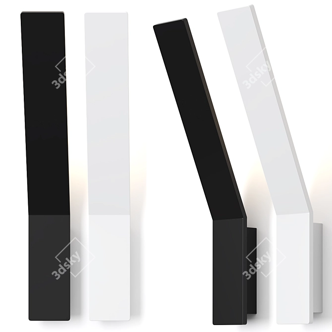 Stilnovo Lama Wall Lamp: Sleek & Modern 3D model image 1