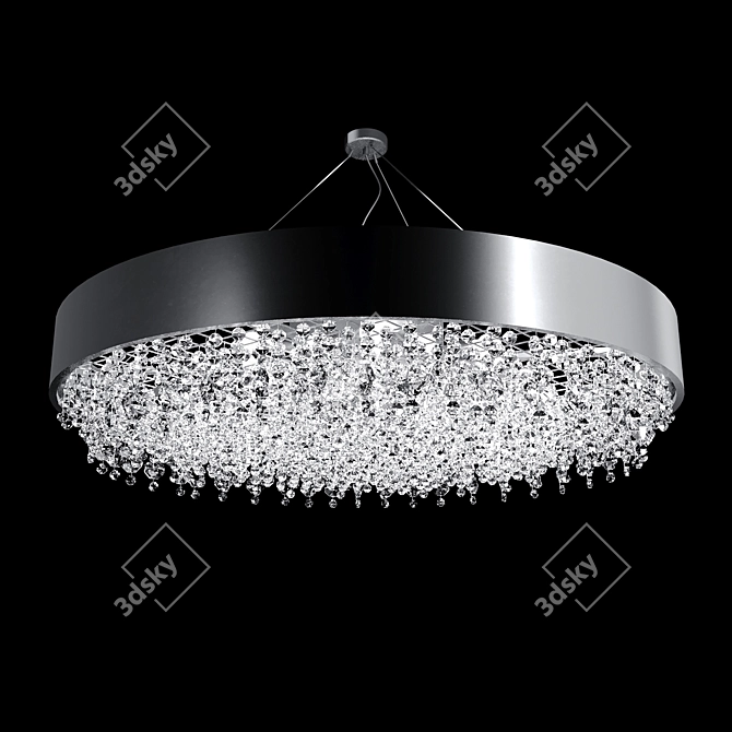 MASIERO Olà S6 Art Deco Chandelier 3D model image 1