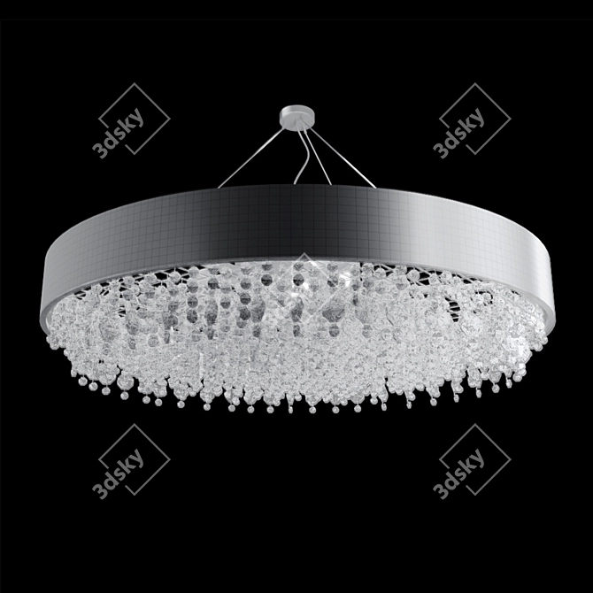 MASIERO Olà S6 Art Deco Chandelier 3D model image 4