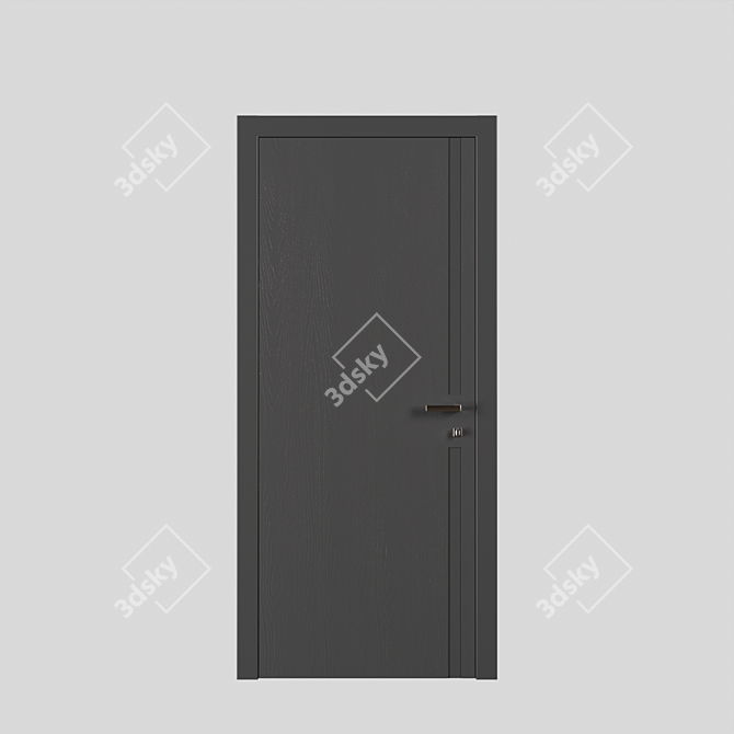 Asket Color: Stylish and Versatile Doors 3D model image 6