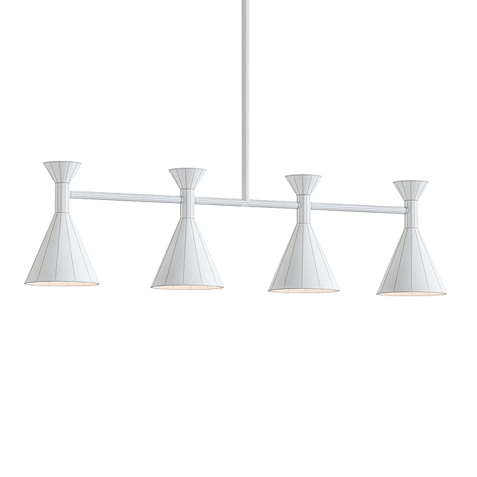 Modern Kitchen Island Pendant 3D model image 2