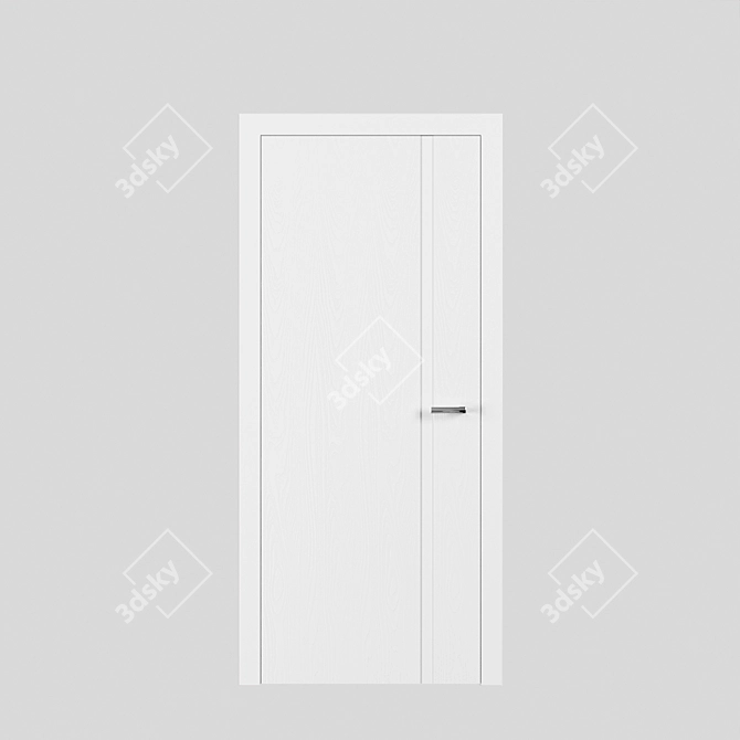 Asket 5DG: Stylish and Space-Saving Door Solution 3D model image 2