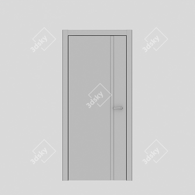 Asket 5DG: Stylish and Space-Saving Door Solution 3D model image 3