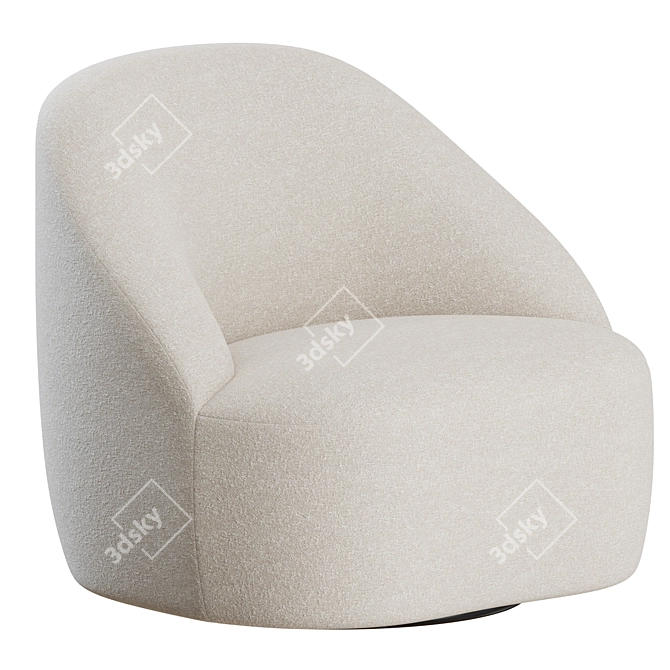 Modern Margas LC2 Armchair by &Tradition 3D model image 1