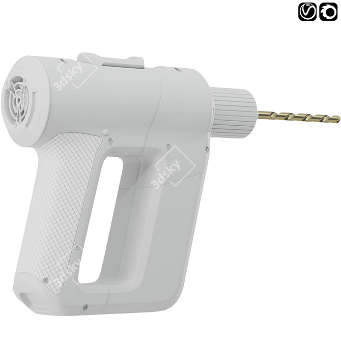 Nautilus Power Drill: Versatile & Efficient 3D model image 3