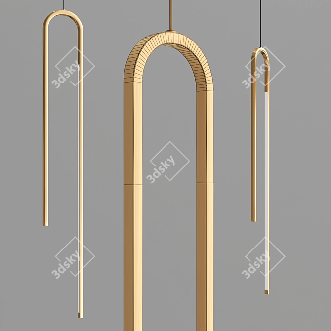 Modern Design WIKI Pendant Light 3D model image 2