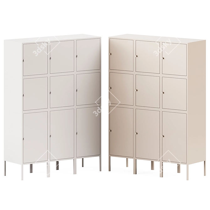 Ikea HÄLLAN Office Cabinet 3D model image 1