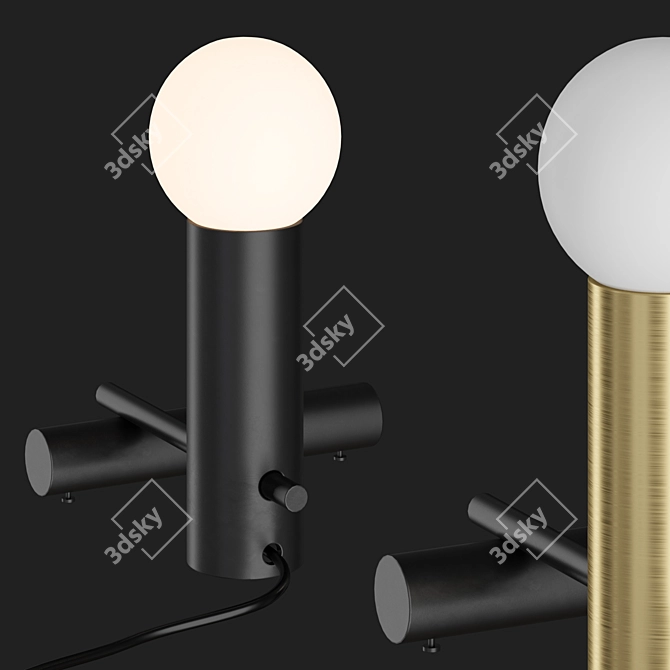 NUDE LED Table Lamp 3D model image 2