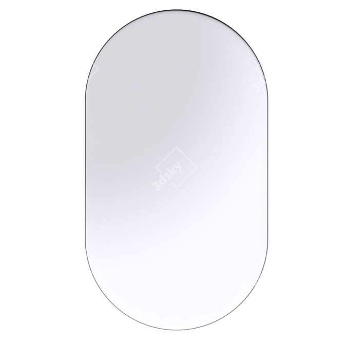 Sleek Storage Mirror: Lindbyn 3D model image 4