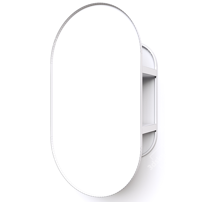 Sleek Storage Mirror: Lindbyn 3D model image 5