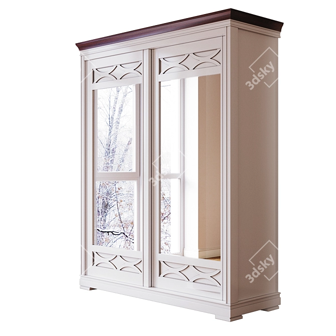 Caprise Sliding Wardrobe - Buczynski Collection 3D model image 1