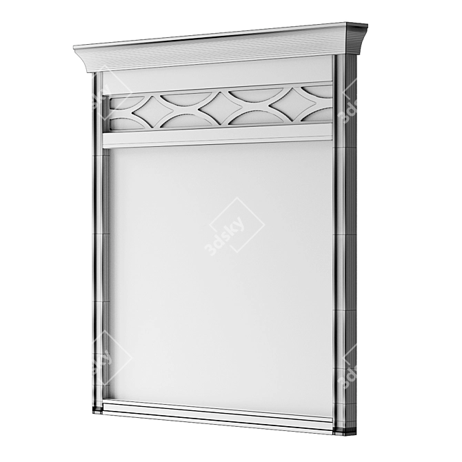 Caprise Mirror: Stylish and Elegant 3D model image 3
