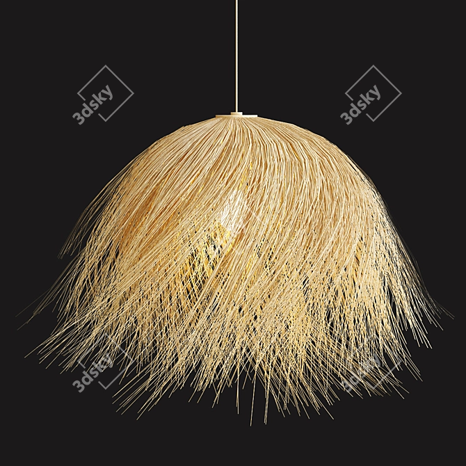 Handcrafted Alang Pendant Collection 3D model image 4
