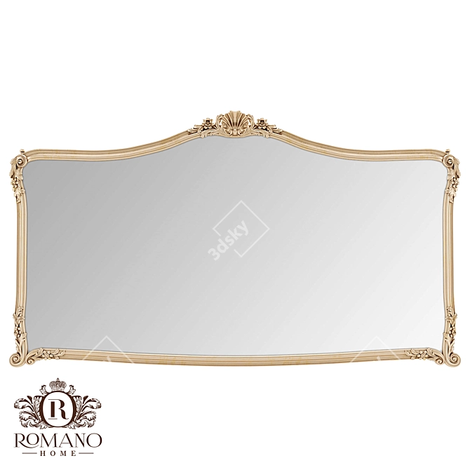 Romano Home Olivia Large Mirror 3D model image 1