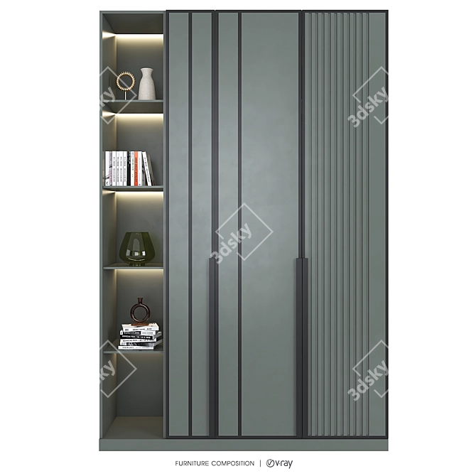 Modern Decor Furniture Set 3D model image 1