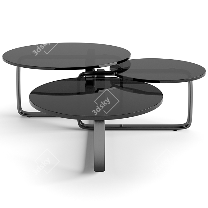 Fendi Casa Columbus Coffee Tables Set 3D model image 2