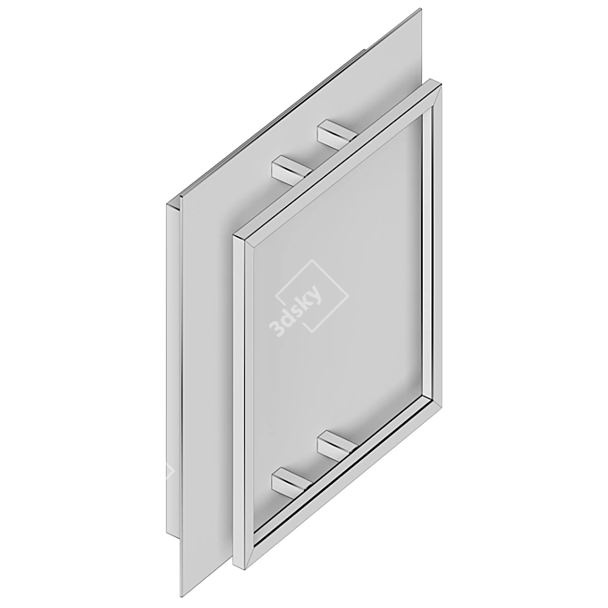 Modern Elegance: Mondrian Wall Light 3D model image 5