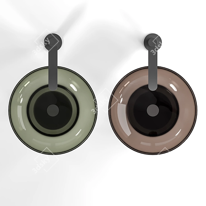Borghi Freestanding Washbasin: Elegant and Functional! 3D model image 3