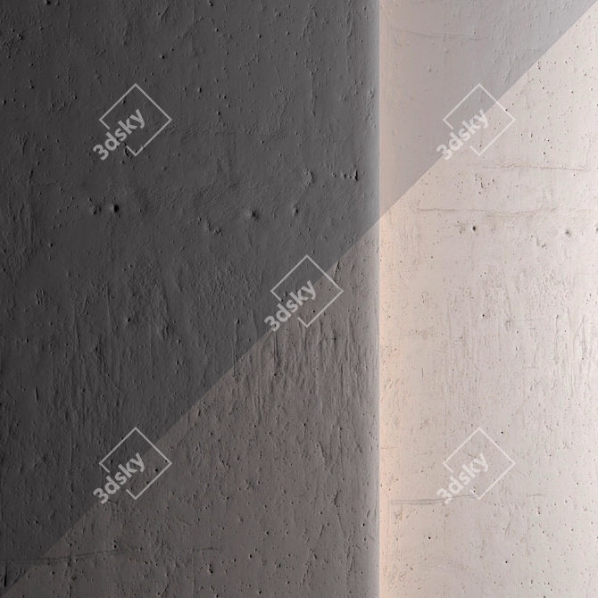 Classic Plaster Texture 3D model image 3