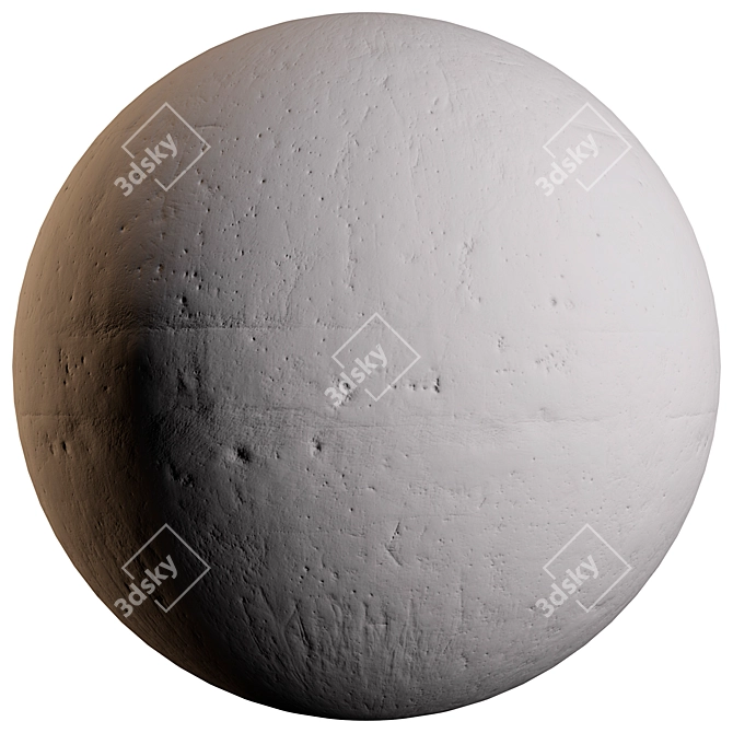 Classic Plaster Texture 3D model image 5