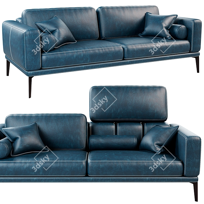 Elevate Your Living: Sofa Masu 3D model image 1