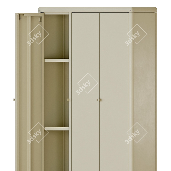 Beige Outdoor Cabinet: KOLBJÖRN 3D model image 5