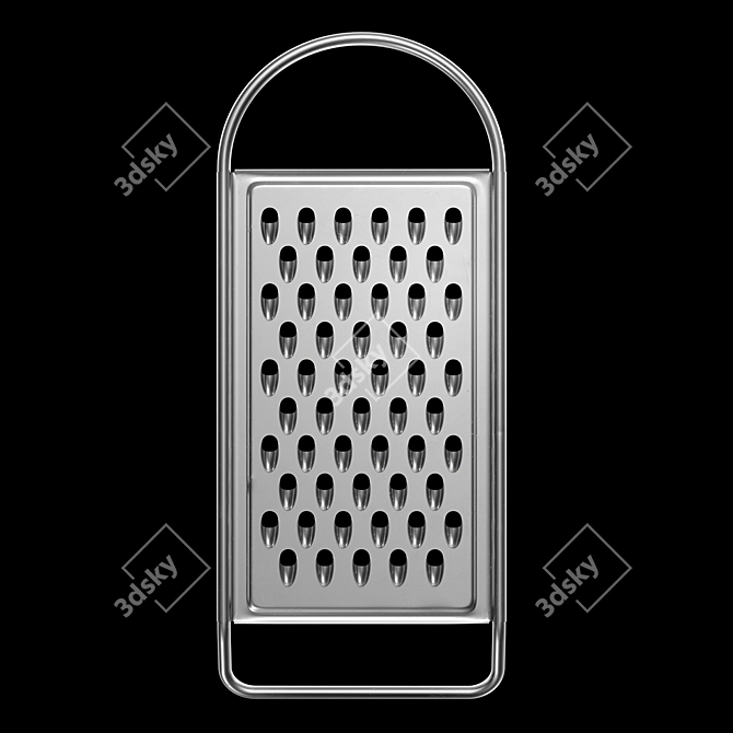 Vegetable Grater: Effortless Food Preparation 3D model image 2