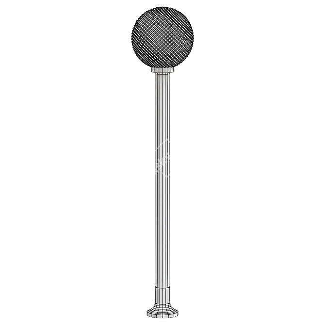 Sleek Outdoor Lighting: Seven Fires 3D model image 2
