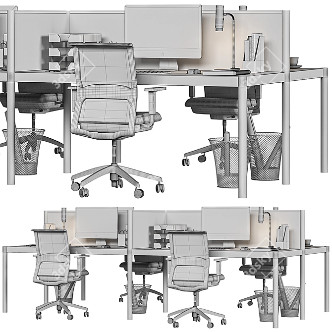 Sleek Office Seating: Very Office Chair 3D model image 12