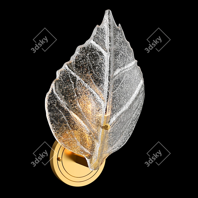 Elegant Flavia Wall Sconce 3D model image 1