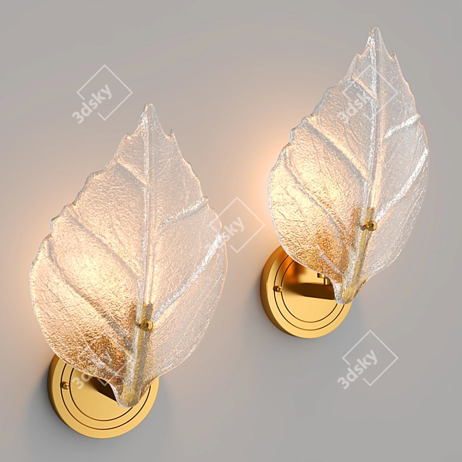 Elegant Flavia Wall Sconce 3D model image 3