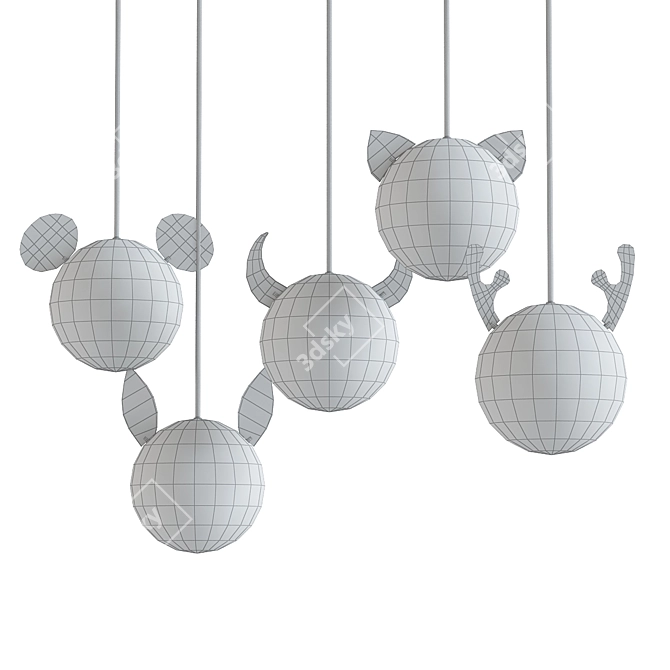 EMODZY Pendant Lights: Original Illumination for any Space 3D model image 2