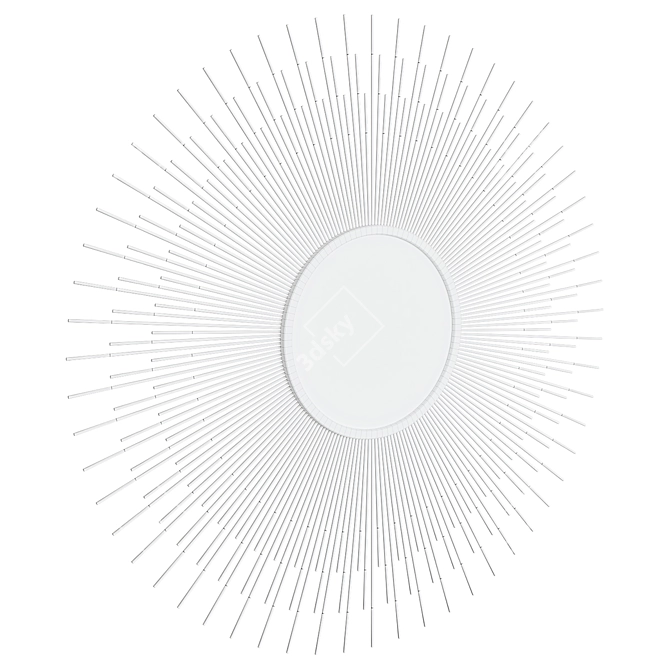 Valeer Wall Mirror: Stylish and Elegant 3D model image 3