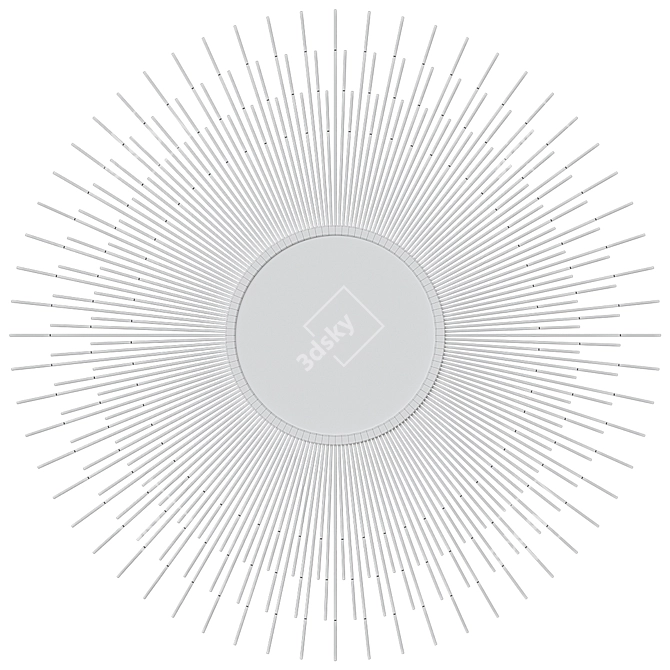Valeer Wall Mirror: Stylish and Elegant 3D model image 6