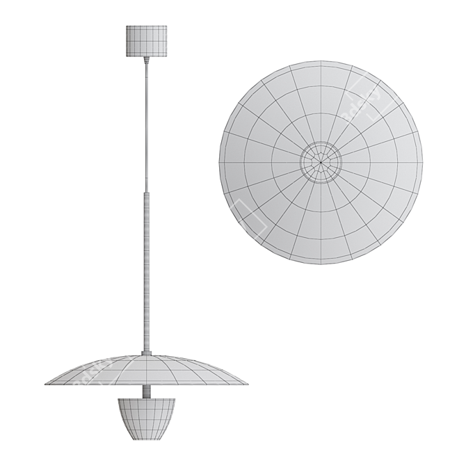 Reflect LED Pendant Lamp 3D model image 3